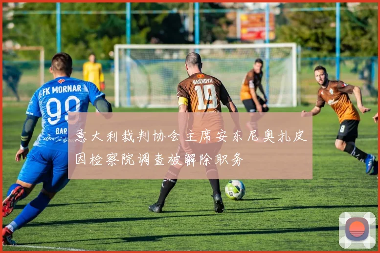 意大利裁判协会主席安东尼奥扎皮因检察院调查被解除职务